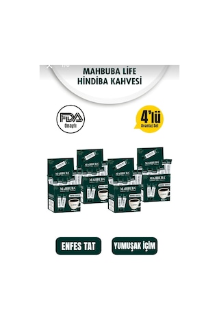 Mahbuba Hindiba Kahvesi Zayıflama Detox Diyet 4'lü 60 x 2 G