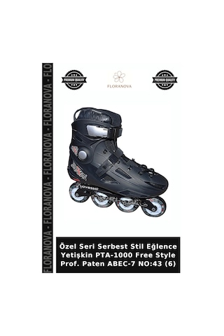 Özel Seri Serbest Stil Eğlence Yetişkin Pta-1000 Free Style Prof. Paten Abec-7 No:43 6 Çok Renkli