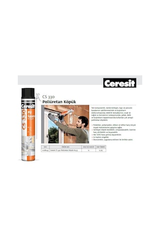 Henkel Ceresit Cs330 Pu Köpük 650gr.