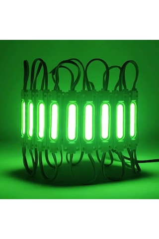 20 Adet 5 Watt Yeşil Işık Ip65 Modül Led, 10 Adet Magnetli, Çok Kaliteli Kırmızı Işık Modül Led Yeşil