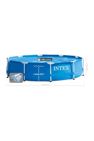 Ih28200 Intex Prefabrik Aile Havuzu 305x76 Cm Çok Renkli