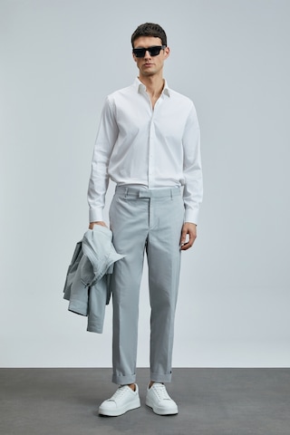 Lufian Samuel Smart Erkek Chino Pantolon Slim Fit Taş Taş 111190343100190 Taş