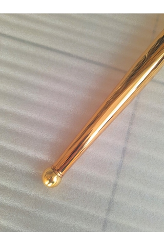 1 Adet-45cm Metal Konik Ayak-sehpa Ayağı-gold Renk Kaplama
