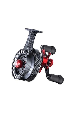 Novahub Çift Yönlü Metal Gövdeli Karbon Raft Makarası - Sol/sağ El Ergonomik Tasarım, Buz Balıkçılığı, Trolling İçin