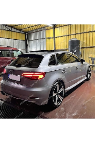 Audi A3 8v Hb Yan Marşpiyel Seti Aero Sağ-sol Sportback 2013 Ve Sonrası Uyumlu