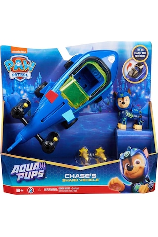 Paw Patrol Aqua Pups Temalı Araçlar - Chase