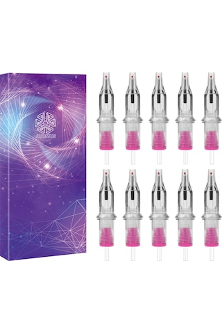 Aubyhe 10 Adet Tattoo Uygulama Kalemi - 0.5mm Uç, Yüksek Kalite Pvc, Başlangıçcılar İçin, Çoklu Renk Seçeneği, Uygulama Derisi Ve Kağıt Üzerinde Kullanım