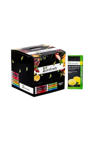 Prafendy Nane Limon Çayı Gerçek Meyve Taneli Tek İçimlik 20 x 15 G