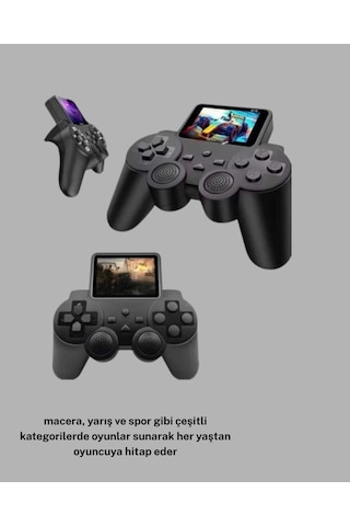 520 - 804 - Oyunlu Atari S10 El Konsolu Retro Tasarım, Şarjlı Ve Tnabilir - Csmo-tex - Oyun Deneyimi