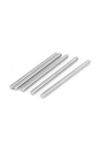 Iıvverr M12 X 170mm 304 Paslanmaz Çelik Sağ El İpliği Tamamen Dişli Çubuk Saplama 5 Pcs M12x130