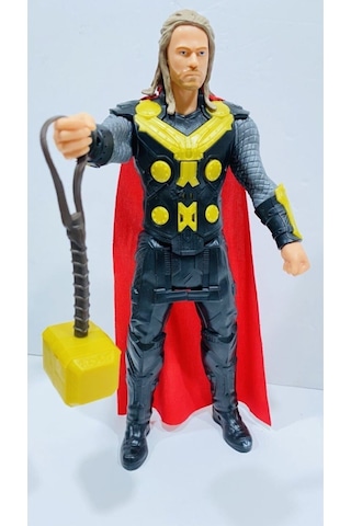 The Thor Çekiç Li Karakter Figür Oyuncak 30 Cm Işık Ve Ses