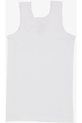 Breeze Kız Çocuk Kalın Askılı Atlet 3-13 Yaş, Beyaz-beyaz Beyaz