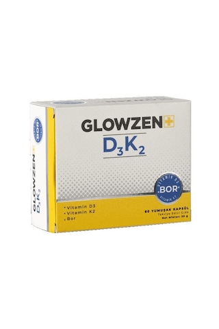 Glowzen+ D3 K2 Bor 60 Kapsül Glowzen+ D3 K2 Bor 60 Kapsül