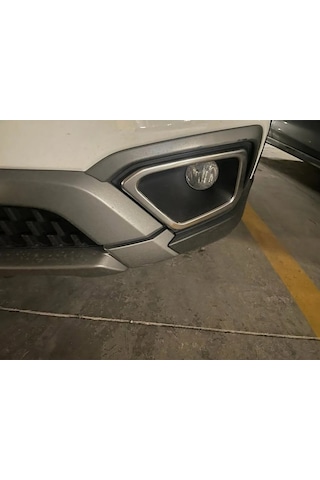 Egea Cross Sis Far Çerçevesi Krom 2 Parça Paslanmaz Çelik