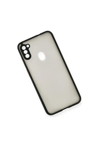 Samsung Galaxy A11 Kılıf Montreal Silikon Kapak - Siyah