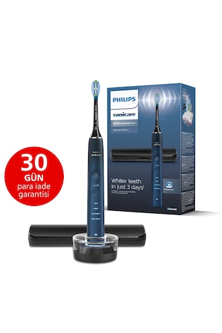 Philips Sonicare Diamond Clean 9000 Şarjlı Diş Fırçası,Seyahat Kabı,Sonicare App - Siyah HX9911/88