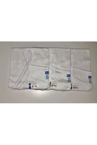 Berrak Kadın Siyah 3'lü Paket Likralı İp Askılı Atlet Elf568ber2128ccm3 001