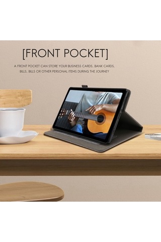 Ulzyvf T225 Sm-t220 Koruyucu Kılıf Kapak Gri Cepli Braketi Arka / Sl