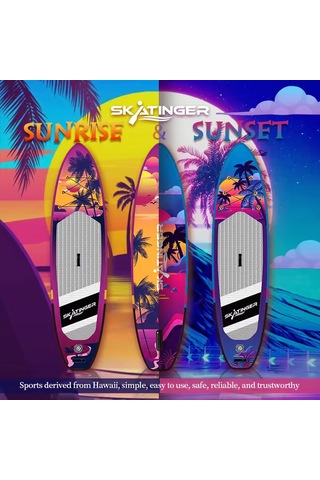 Sunrıse Sup Board Skatinger 335x84x15cm Tam Set Paddle Board Full