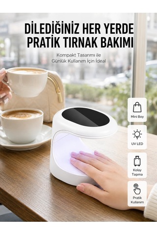Kalıcı Oje Kurutucu Uv Led Teknolojisi Taşınabilir Mini Tırnak Kurutucu 17305374