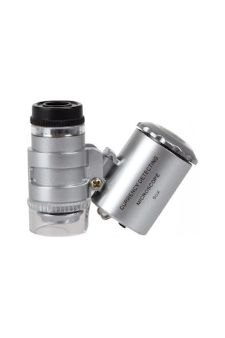 Zenvia Nikula-ıphone5 Için Uyumlu Kapaklı Lens Mikroskop Taşınabilir Mini Cep Boyutu Led Mikroskop No.9882-ip5ii Zn