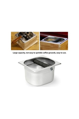 Fortunelane Paslanmaz Çelik Kahve Telvesi Kutusu - Kompakt Boyut, Dayanıklı Design Ve Konforlu Diğer