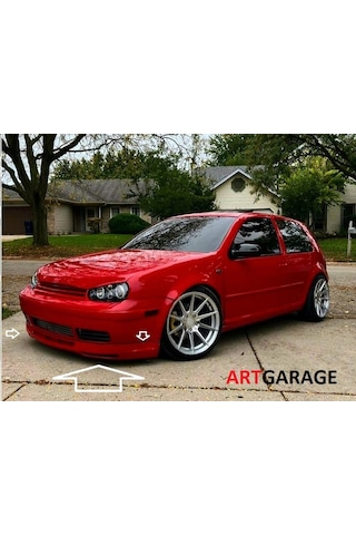 Golf 4-bora Yeni Model Ön Tampon Eki-fiberglass-boyasız