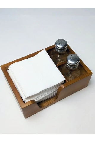 Masterskaa S Wood Döşeme Masası İçin Ahşap Peçetelik 156263188 Kahverengi