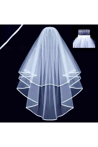 Vkemall Peyzaj Giyim İçin Gelin Perdesi Ve Tıraş Makinesi - Halloween Parti Kostümü Aksesuarı Diğer