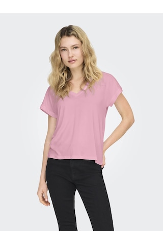 Only Onlfree Lıfe Pembe Kadın T-shirt 15369294 Pembe
