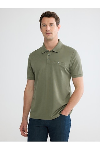 Lcwaıkıkı Classic Haki Polo Yaka Erkek Tişört