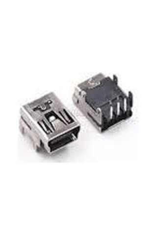 10 Adet Dişi Mini Usb Soket 10 Adet 5 Pin Dişi Konnektör
