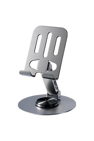 Polham Açı Ve Yükseklik Ayarlı Telefon Ve Tablet Tutucu Stand, Kaydırmaz Masaüstü Dönebilen Stand