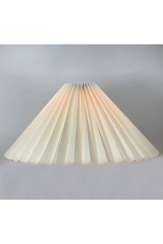 Modern Tasarım Umbrella Şapka Abajur Lambader Şapkası Krem 35 Cm Çap Evine Yenilik Kat Krem