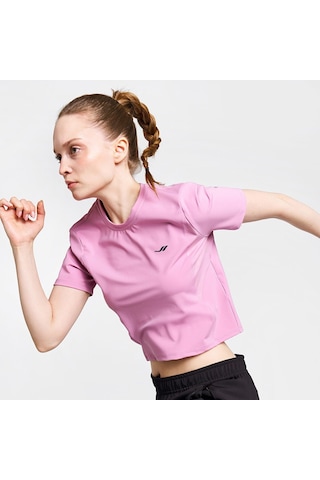 Lescon Kadın Koşu Kısa Kol Pembe T-shirt 26b-2004