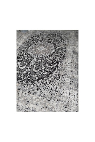 Black Serisi 200x290 6m2 Akrilik Dokuma Halı Siyah