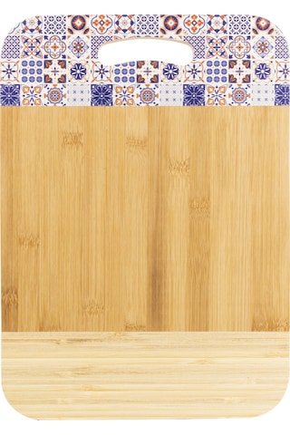 Naturalove Bambu Kesme Tahtası - Desenli