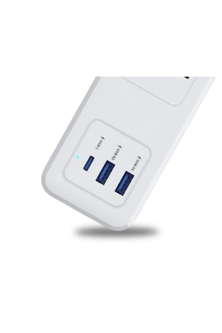 Honeywell Akım Korumalı Priz 3lü 1xtype-c 2xusb-a Hc000037