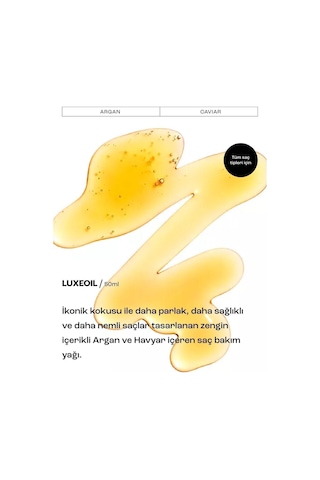 Matsu Luxeoil Argan & Caviar Saç Bakım Yağı 50 ML