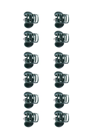 Ximistore9 100 Adet Plastik Bahçe Bitki Tutucu, Orkide Ve Çiçek Gövdesi Desteği, Kolay Kullanım, Yeşil Renk