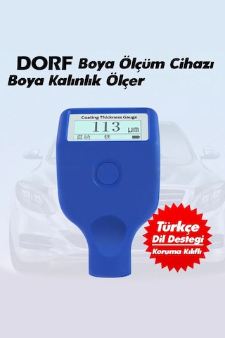 Dorf Oto Boya Ölçüm Cihazı Boya Kalınlık Ölçer Tr Dil Seçeneği