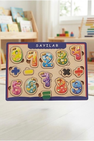 Eğitici Öğterici Ve Eğlenceli 4'lü Frame Yapboz Hikayeli Yapboz Ve Bul-tak Renkli Oyun Seti