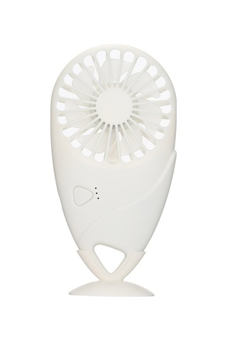 Fortunelane Mini Masaüstü Buzlu Fan, 3 Hız Ayarı, Usb Şarj Edilebilir, Dahili Pil, Beyaz Model: Pd-fs-002