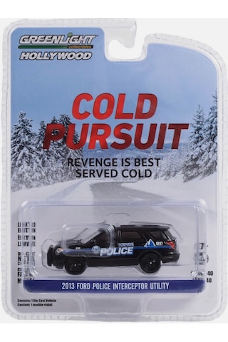 Greenlıght Hollywood 40 Cold Pursuıt 2013 Ford Polıce Interceptor Utılıty Siyah