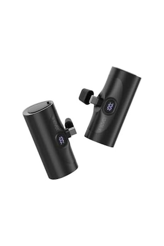 X-level Mini Powerbank Şarj Cihazı, 5000 Mah, 20w Hızlı Şarj, Type-c Giriş Ve Çıkış, Ultra Mini, Yüksek Kalite, Akım Korumalı, Aşırı Şarj Koruma, Yatay Stand, Led Ekranlı, Xp2304, Siyah