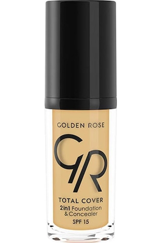Golden Rose Total Cover Fondöten 23 Medium Yellow Beige 30 ML