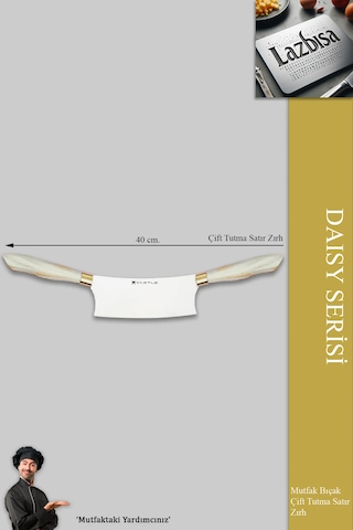 Daisy Serisi Seri Mutfak Bıçak Kıyma Çift Tutma Zırh Mft-853