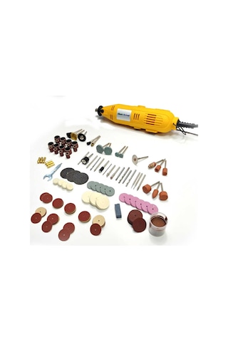 Rolwal Mini Taşlama Gravür Hobi Seti 226 Parça - 32000 Rpm