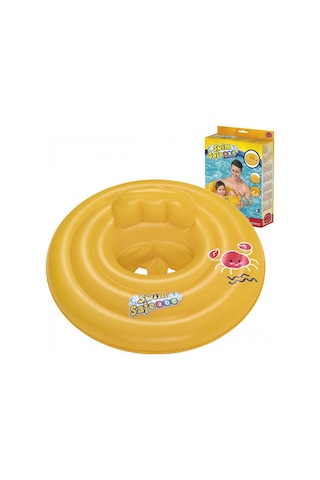 Bestway Swim Safe ABC 69cm Wondersplash Round Baby Boat [Bebe Flatörü] Çok Renkli