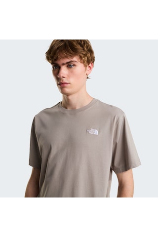 The North Face M Evolution Simple Dome Regular Short Sl Erkek T-shirt-32600 Gri